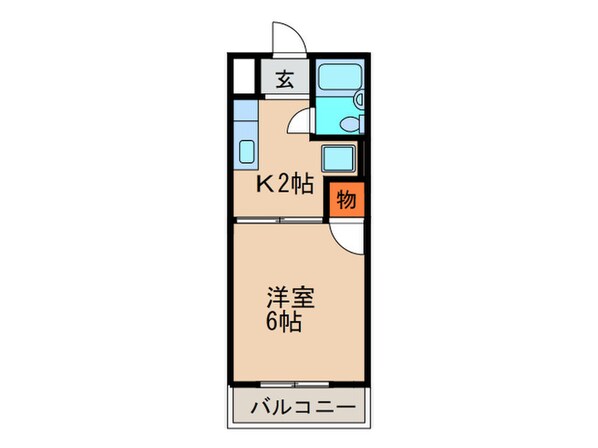 フォ－ブルさくらＡ棟の物件間取画像